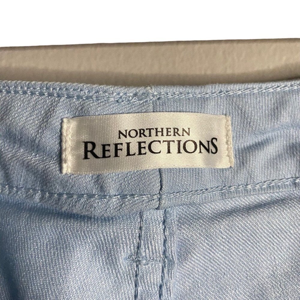 Northern Reflections Women's Light Blue High Waisted Jeans - Picture 3 of 5
